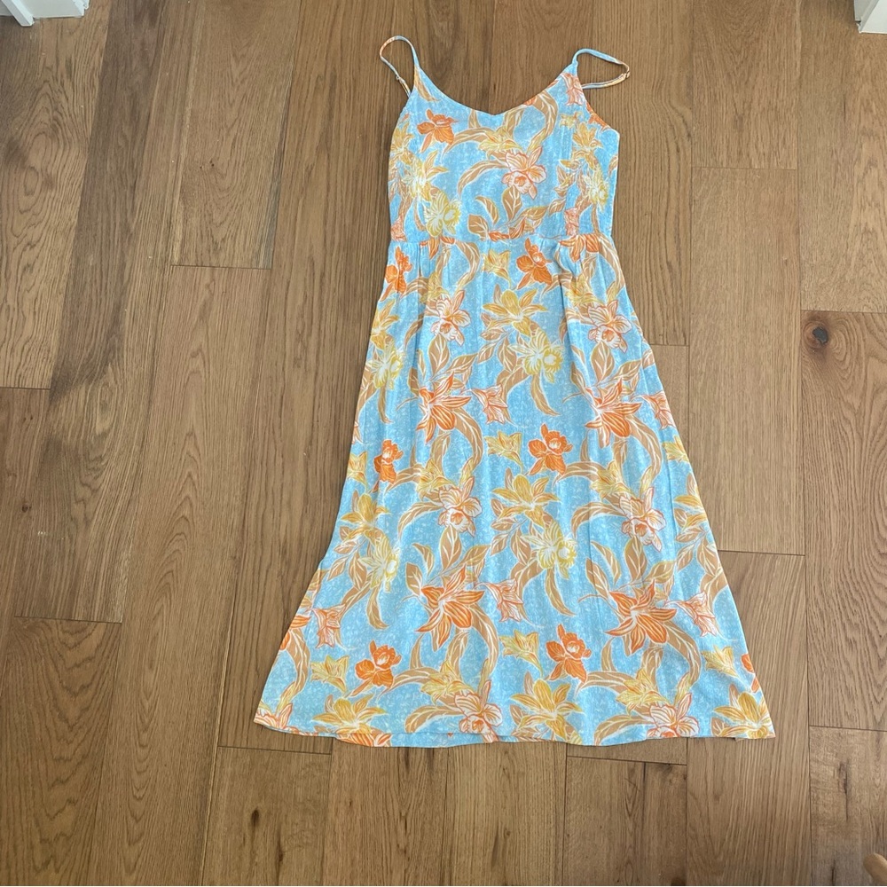 Roxy Floral Maxi Sundress | Coastal Cowgirl Fall Style | Size M